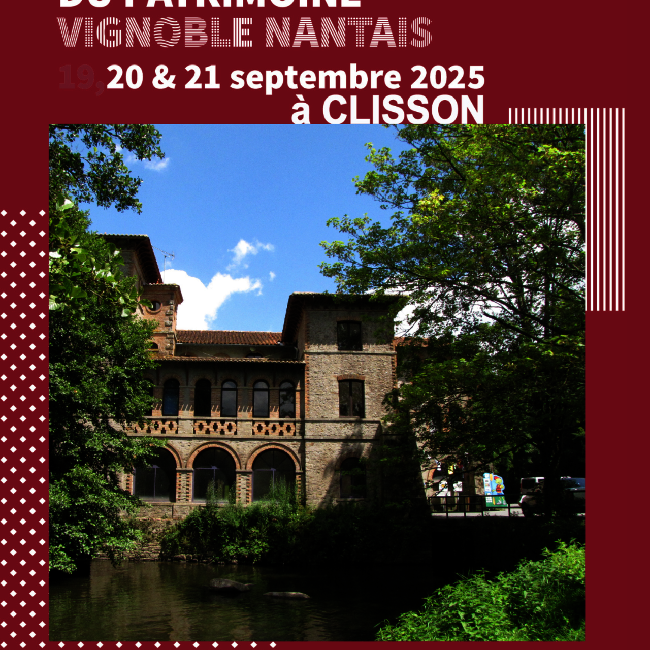 Affiche Journée du patrimoine Clisson