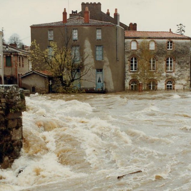Inondation Clisson en 1983